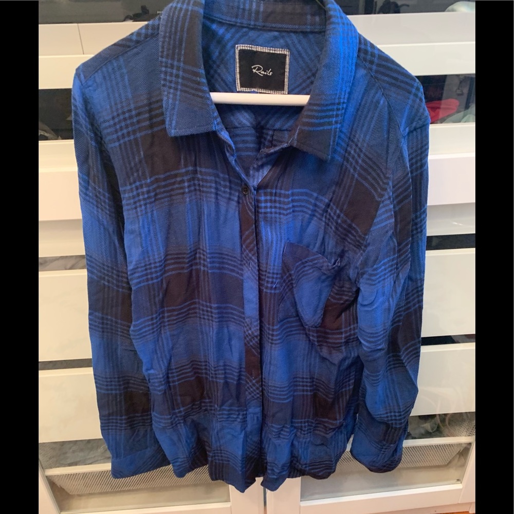 Plaid button down